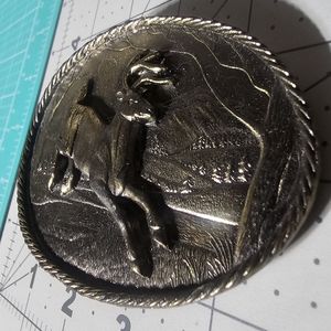 Vtg Buck Belt Buckle